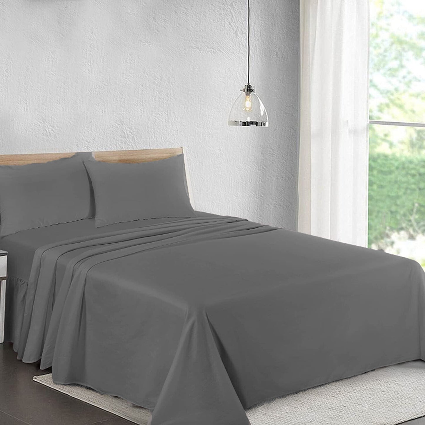 Hotel Quality Flat Sheet 100% Egyptian Cotton 200TC Flat Bed Sheets Soft & Comfortable ⭐⭐⭐⭐⭐