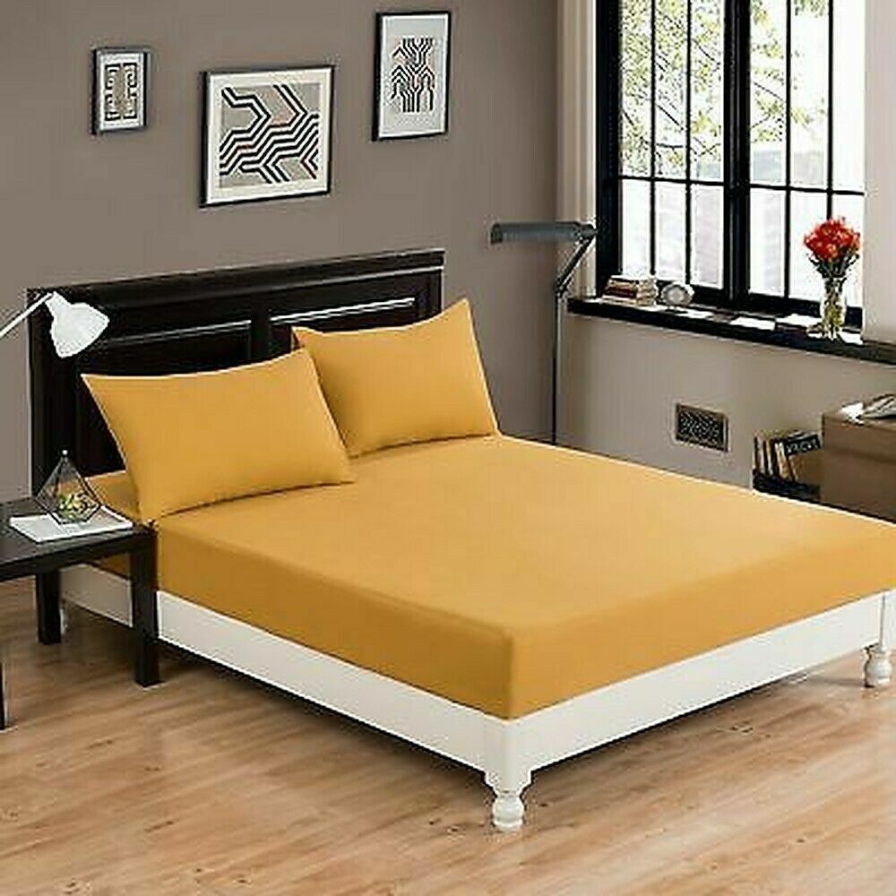 100% Polycotton Extra Deep 30cm 9" Fitted Sheets sale Bed Sheets Bunk & 4 Foot Bed ⭐⭐⭐⭐⭐