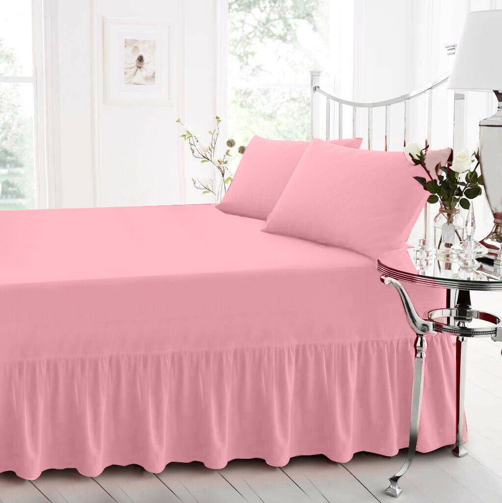 Extra Deep Fitted Valance Sheet Polycotton Bed Sheets Bunk & 4 Foot Bed ⭐⭐⭐⭐⭐