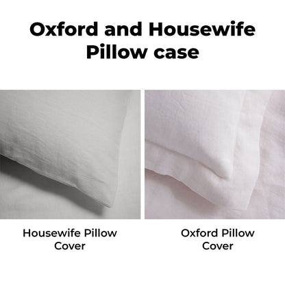 1-2 Pack Premium 100% Cotton Pillow Cases Housewife & Oxford Bed Pillow Cover ⭐⭐⭐⭐⭐