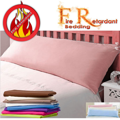 Fire Retardant - BOLSTER PILLOWCASE Back Support - BS7-175 Crib7 in Single Double Size ⭐⭐⭐⭐