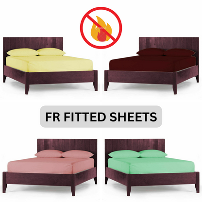 Special Sizes FR Sheets sale Flame Retardant FITTED SHEETs single BS7-175 Crib7 Fire Retardant