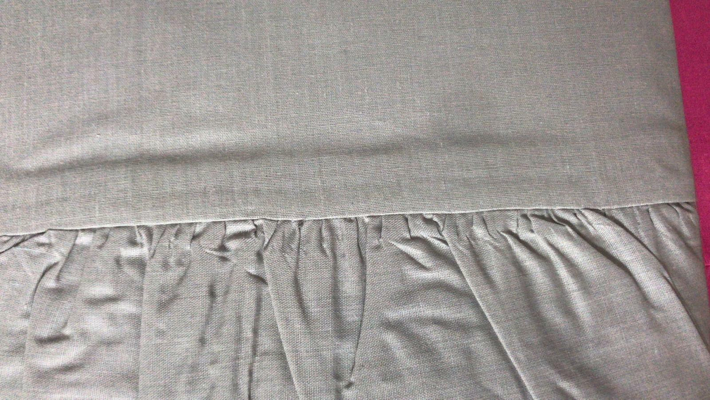 Plain Dyed Deep Fitted Valance Sheet Poly Cotton Sheet Single Double King Super King ⭐⭐⭐⭐