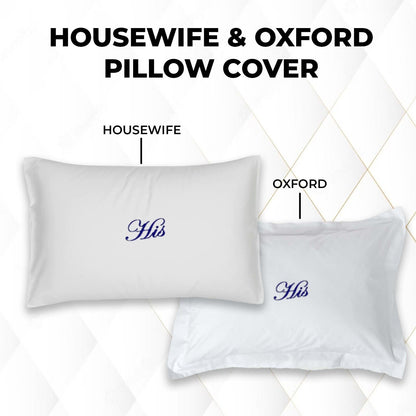 1-2 Pack Premium 100% Cotton Pillow Cases Housewife & Oxford Bed Pillow Cover ⭐⭐⭐⭐⭐