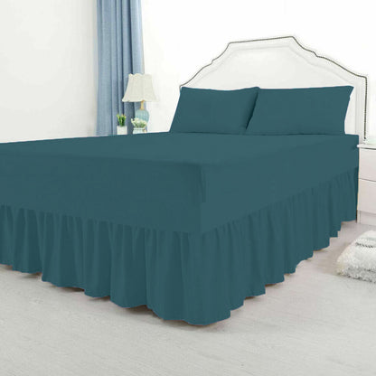 Extra Deep Fitted Valance Sheet all Sizes Polycotton Bed Sheets