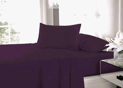 Flat Sheet Bed Sheets Poly Cotton Percale all Sizes ⭐⭐⭐⭐