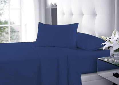 Flat Sheet Bed Sheets Poly Cotton Percale all Sizes ⭐⭐⭐⭐