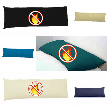 Fire Retardant - BOLSTER PILLOWCASE Back Support - BS7-175 Crib7 in King Super Size ⭐⭐⭐⭐