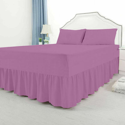 Extra Deep Fitted Valance Sheet all Sizes Polycotton Bed Sheets