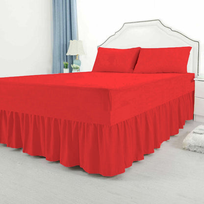 Extra Deep Fitted Valance Sheet all Sizes Polycotton Bed Sheets