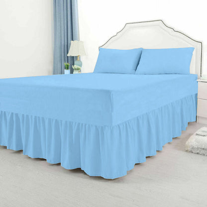 Special Sizes Extra Deep Fire Retardant Fitted Valance Sheet Bunk & 4 Foot Bed Size frill 6" to 18" Polycotton Bed Sheets