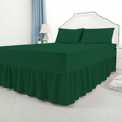 Special Sizes Extra Deep Fire Retardant Fitted Valance Sheet Bunk & 4 Foot Bed Size frill 6" to 18" Polycotton Bed Sheets